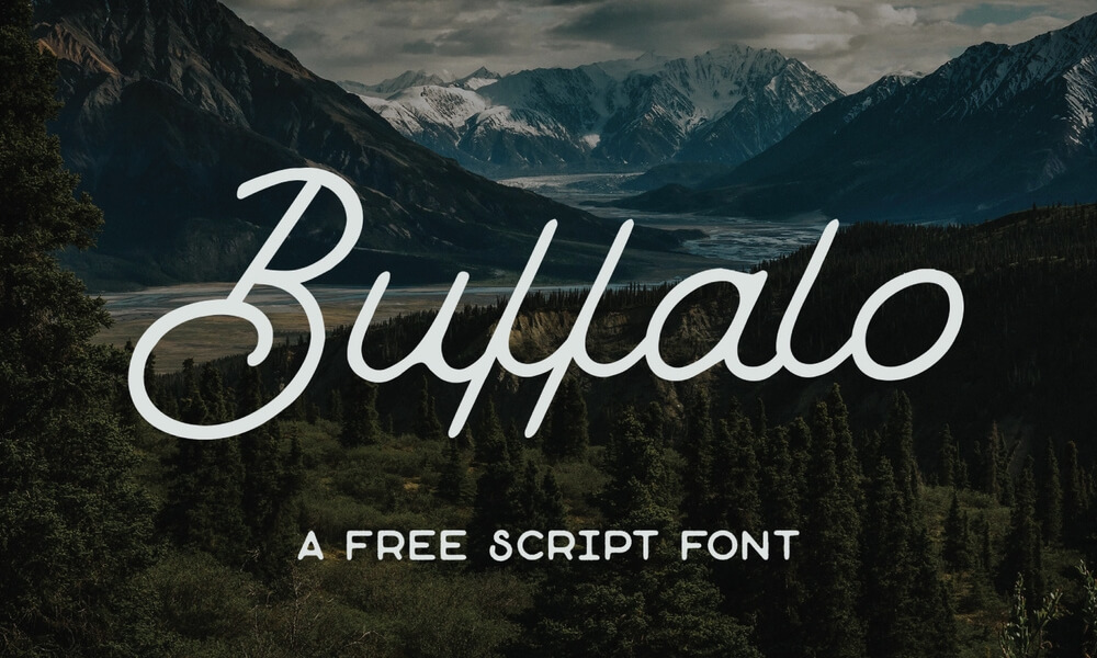 Buffalo Script font